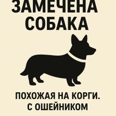 Подробнее об объявлении «Чехов Найдена собака замечена собака, похожая на корги. львово» Фото: найдена собака  «Чехов Найдена собака замечена собака, похожая...» в г. Чехов