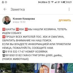 Подробнее об объявлении «Шахты Пропала собака кобель важна любая информация» Фото: пропала собака Немецкая овчарка «Шахты Пропала собака кобель важна любая информация» в г. Шахты